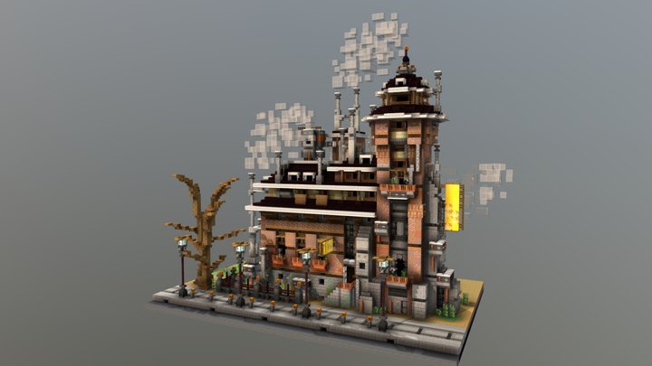 little industrial Structure 3D Model