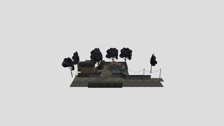 ice scream 1 stall 3D Model