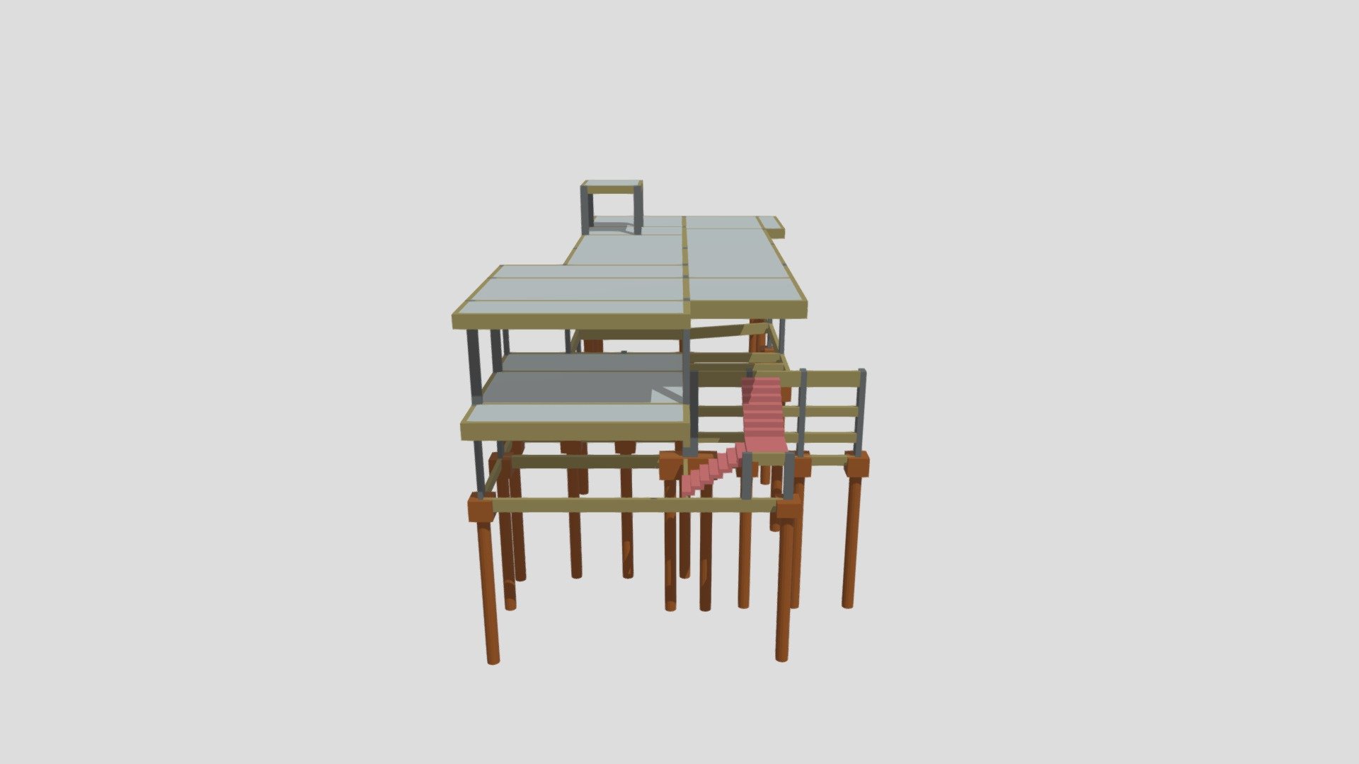Estrutura 3D Mao Francesa
