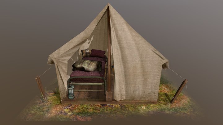 DAE 5 Finished Props - Eco House 3D Model