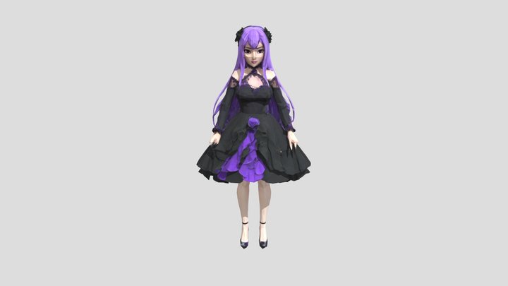 anime model 3D Model