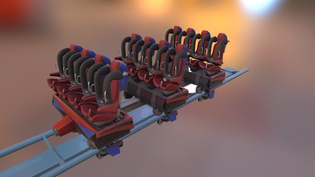 Screamer coaster 3D Model