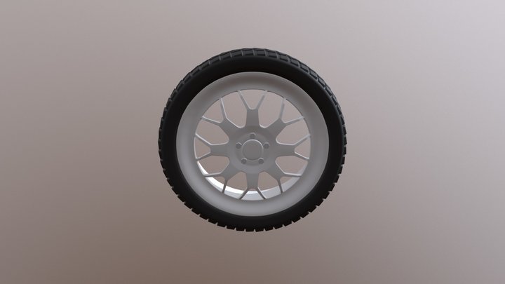 Wheel 01 3D Model