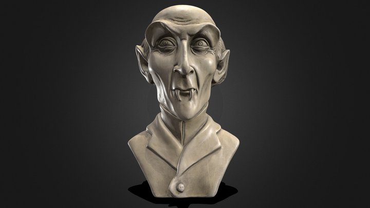 Nosferatu Bust 3D Model