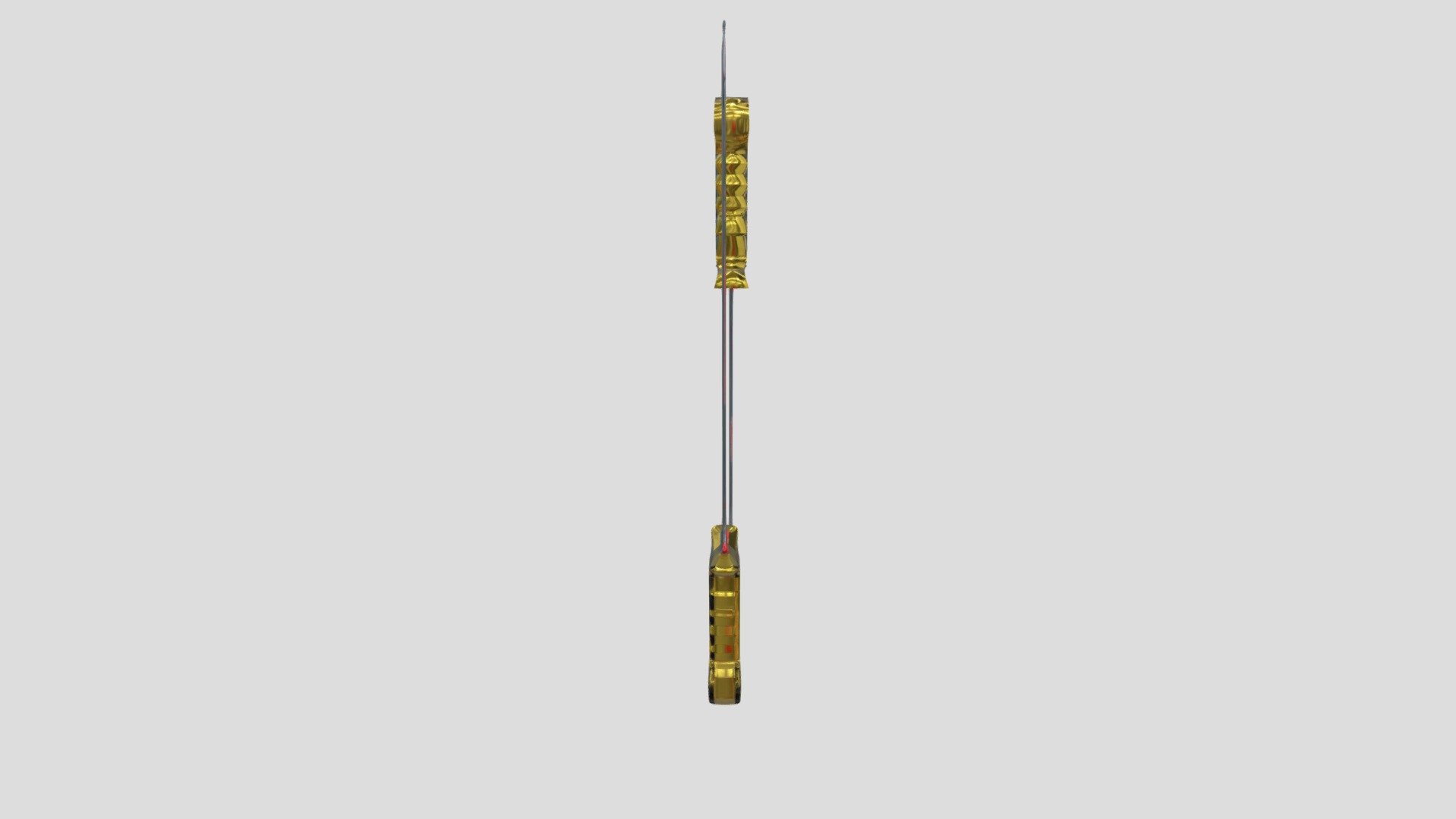 Bloody Stylized Sword Lowpoly and Highpoly