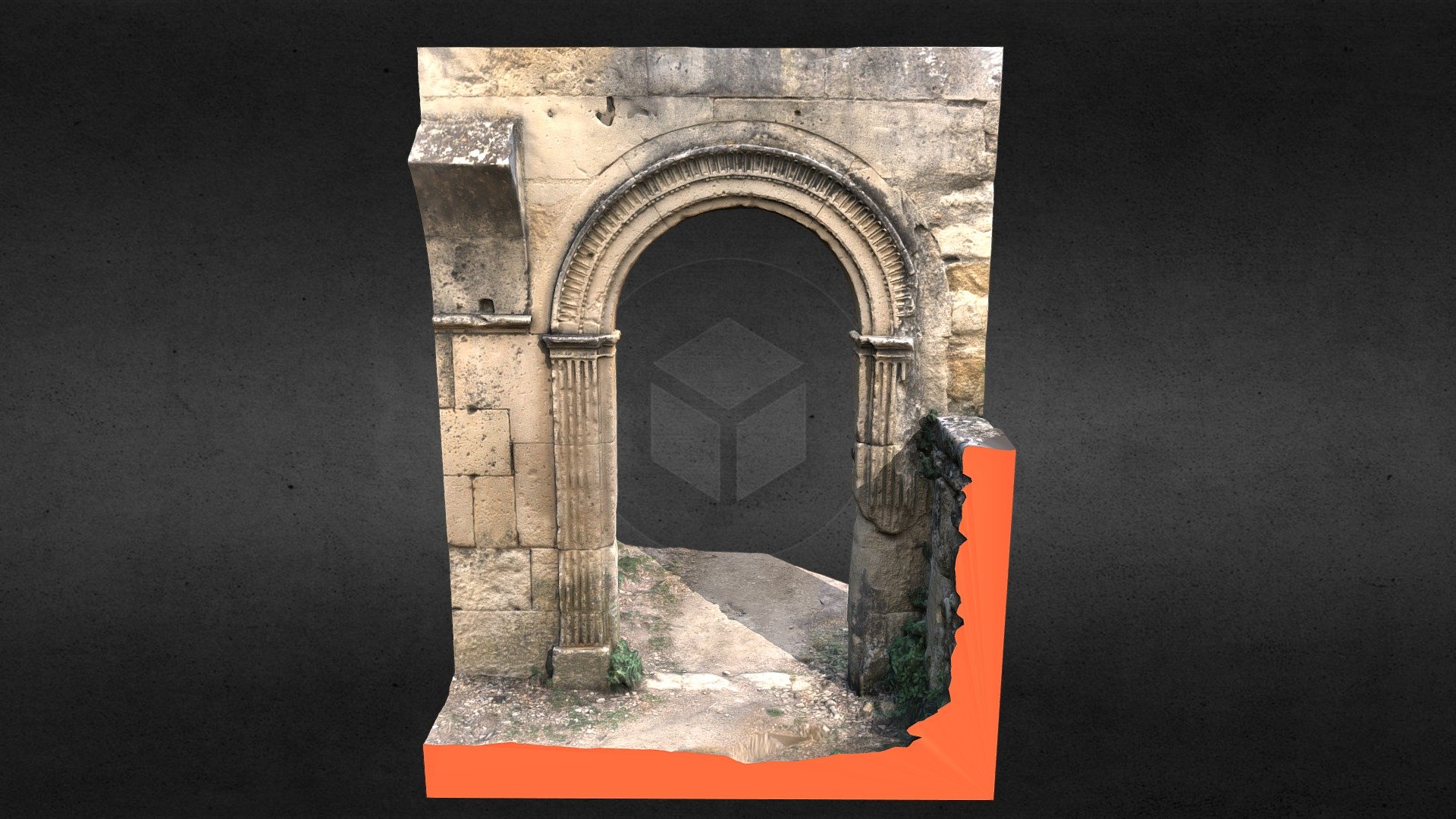 Porte du jeu de paume à Suze-la-Rousse