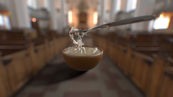 Unruly Noodles 3D Model