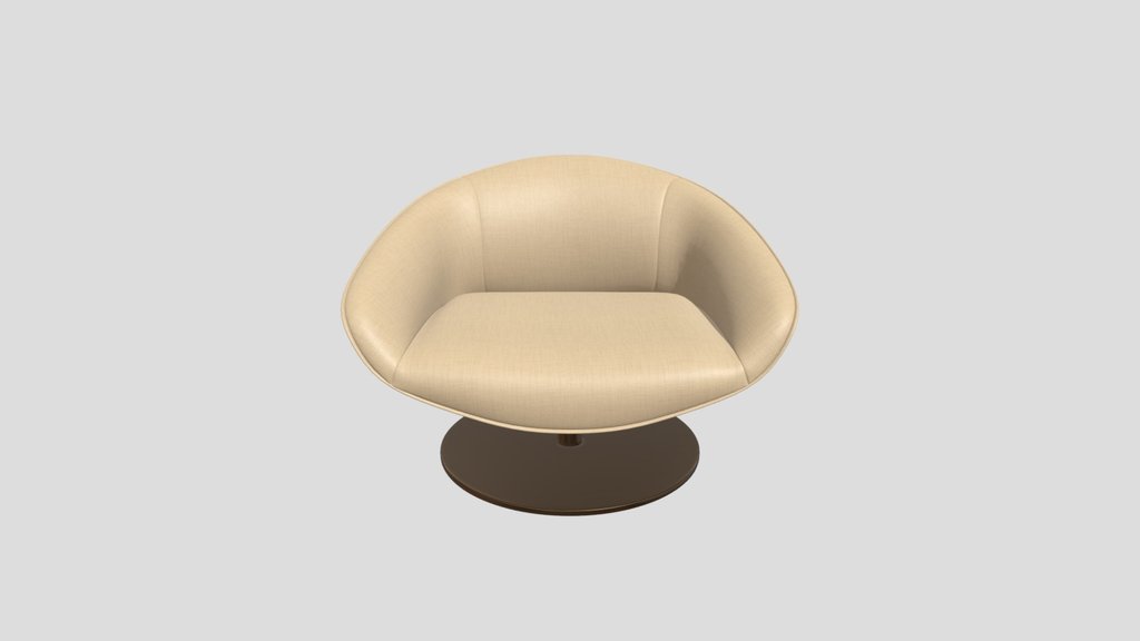 Restoration Hardware Lanzo Swivel Chair