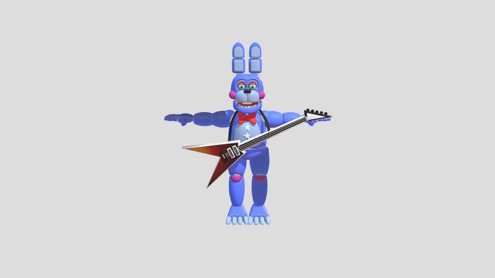 Rockstar Bonnie 3D Model