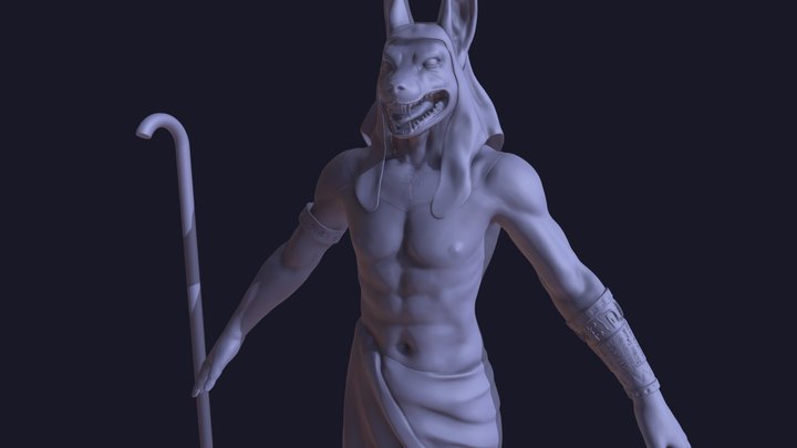 Anubis 3D Model