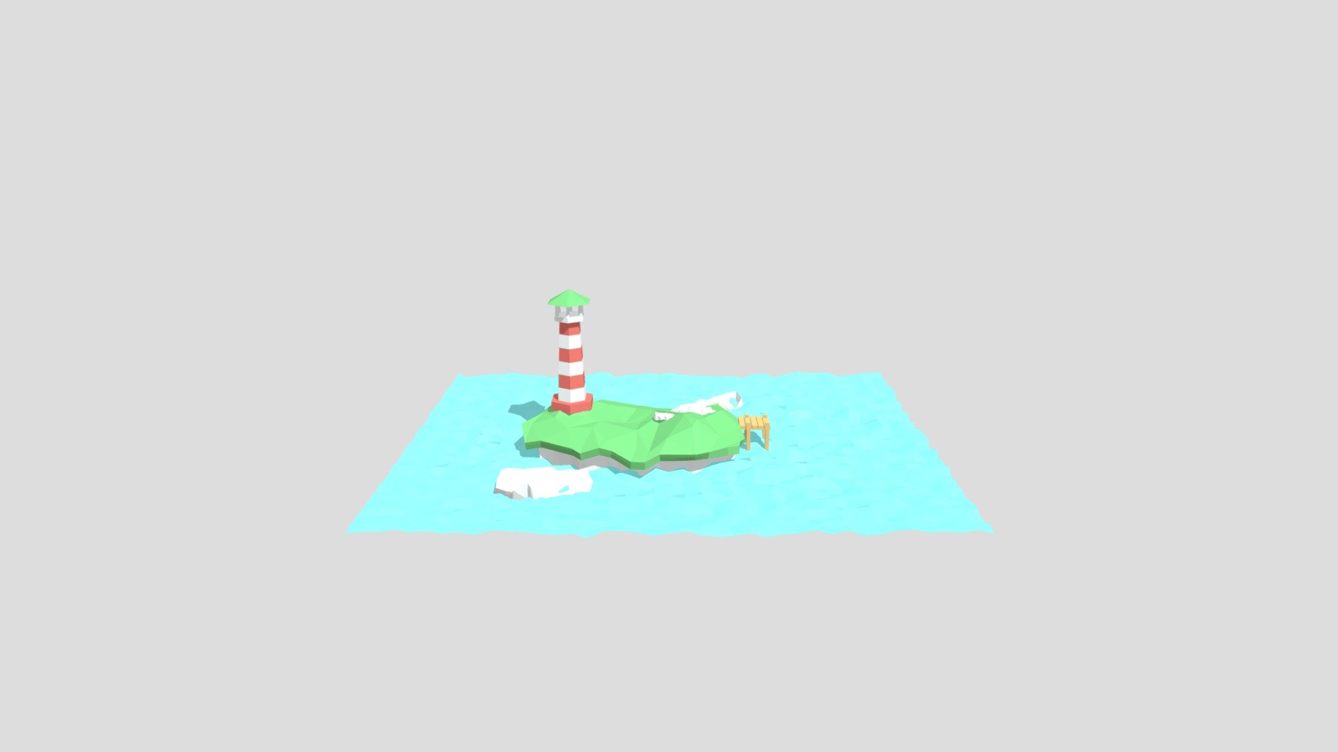 lighthouse on the island
