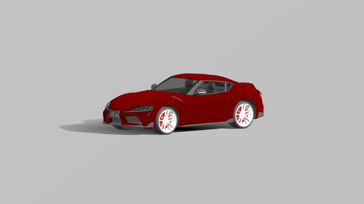 2020 Toyota GR Supra 3D Model