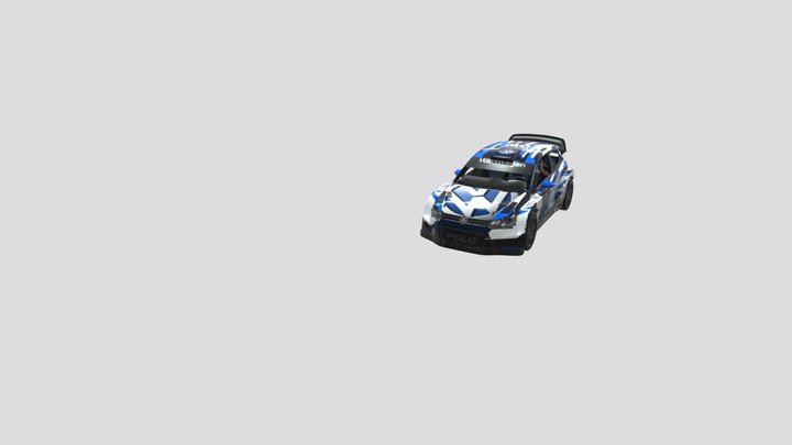 Volkswagen_ Polo R_WRC-2015 3D Model