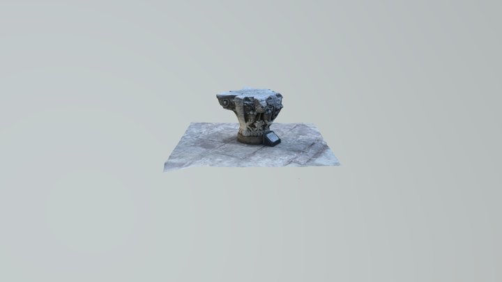 Capital with mask 3D Model