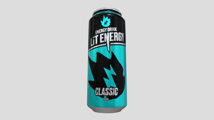 LIT ENERGY - energy drink by Mikhail Litvin 3D Model