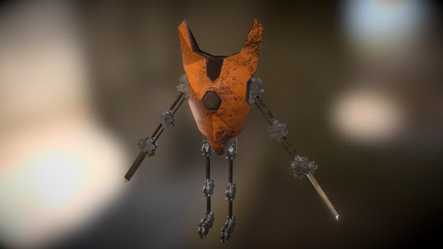 Ground Character 3D Model