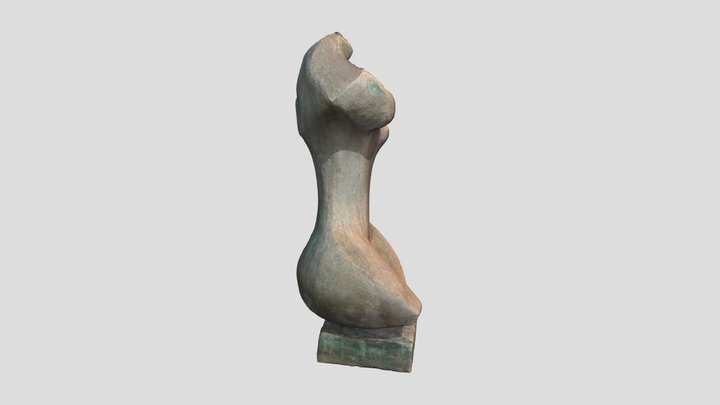 Torso.  Bronze. Sculptor Roland Paposhvili 2018. 3D Model