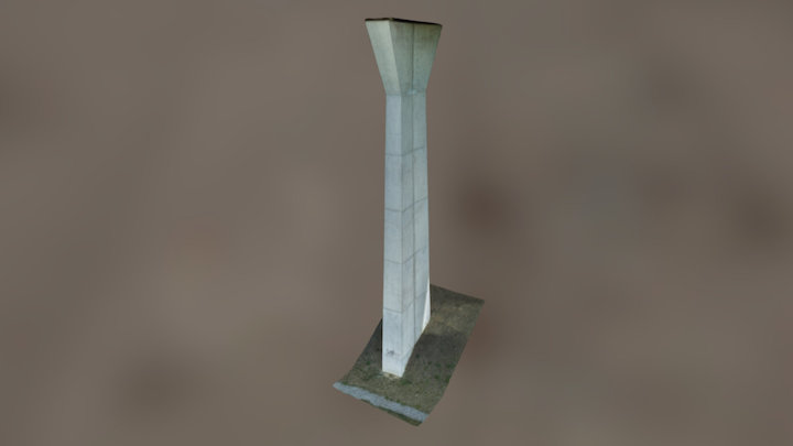 Pfeiler A1 Brücke 3D Model