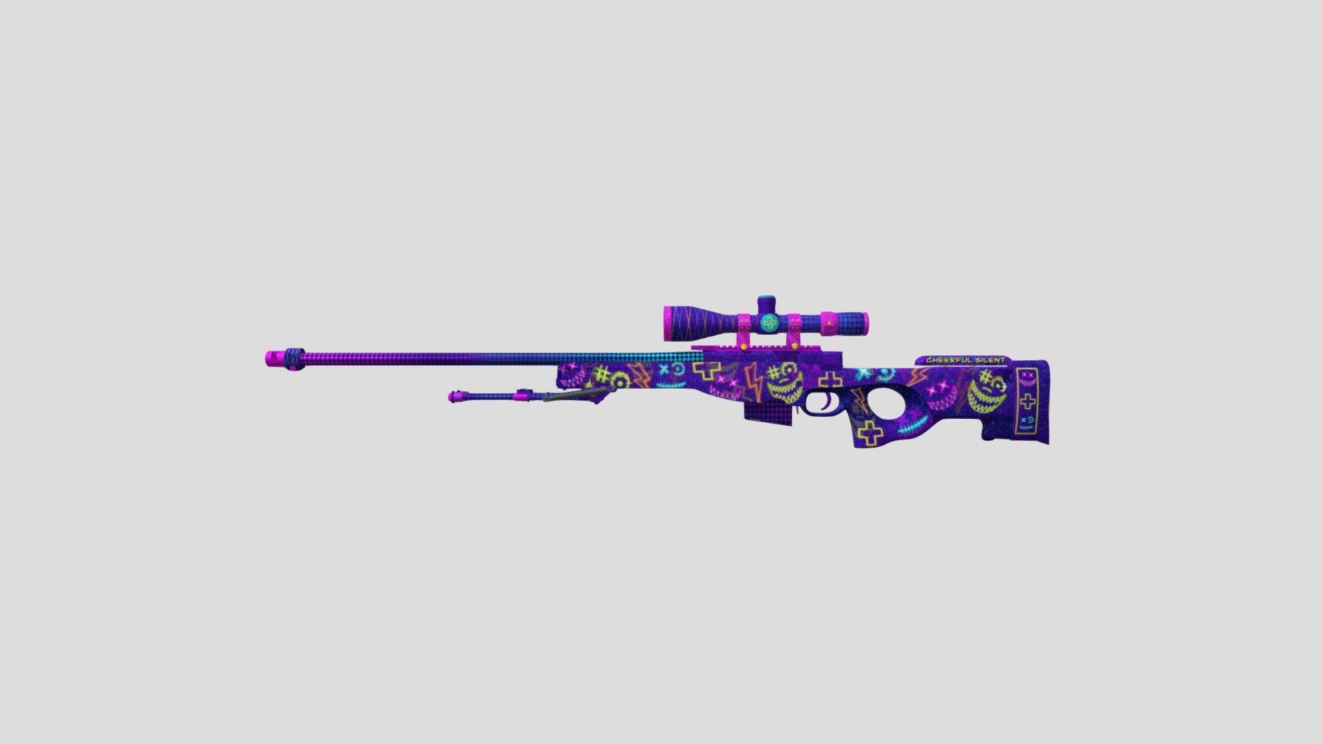 AWP | Cheerful silent - 3D model by TheDoct0r [f78ad11] - Sketchfab