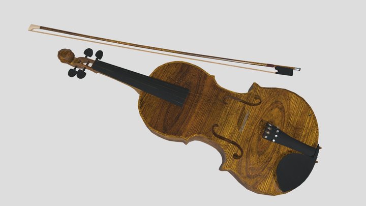 Fiddle 3D Model