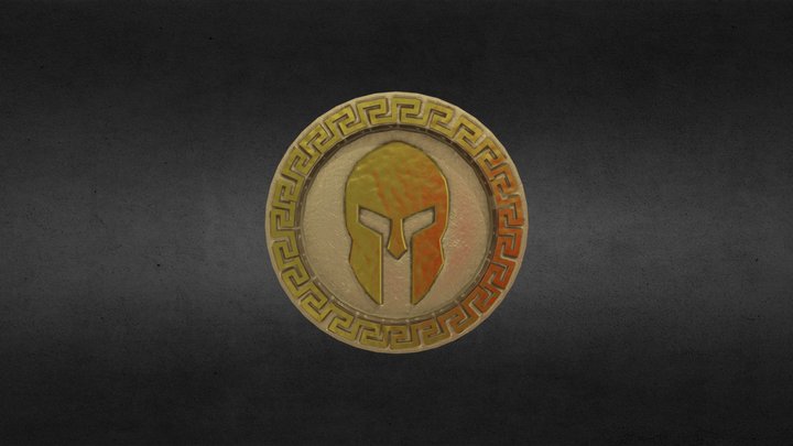 Greek Token 3D Model