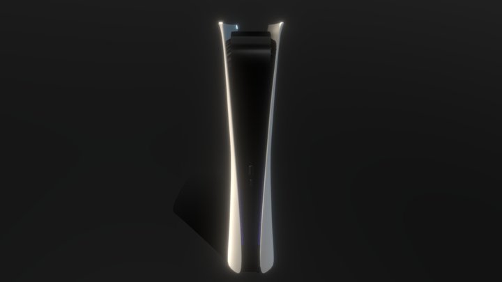 PS5 Game Console 3DModel PBR 4K 3D Model