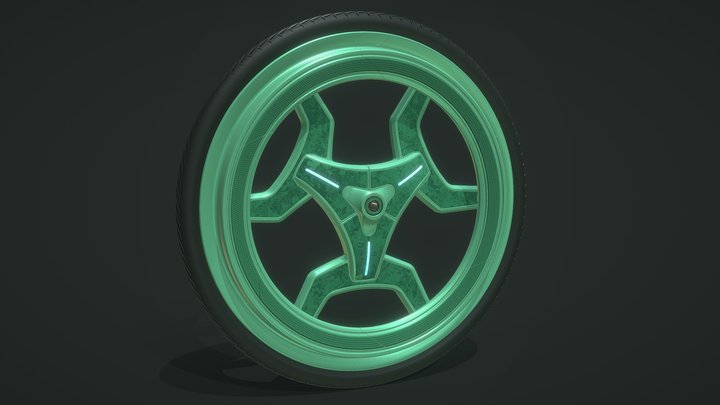 New Wheel 06 3D Model