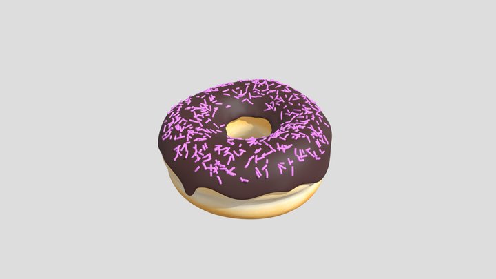 Blender Donut 3D Model