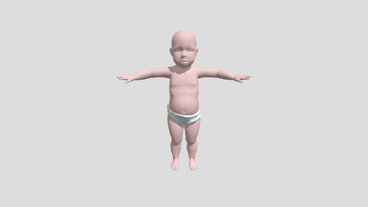 Dancing Baby Model (v2) 3D Model