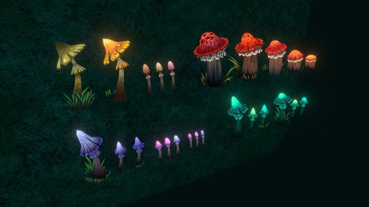 mush pack 3D Model