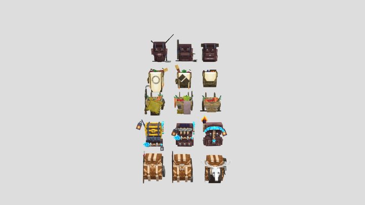 15 Renald Comission Backpack 3D Model