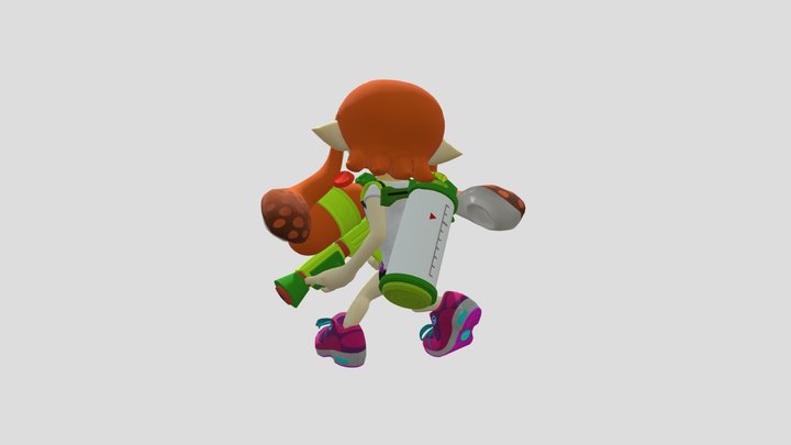 Super-smash-bros-for-3ds-wii-u-inkling-update 3D Model