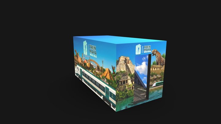 Tren Maya 3D Model