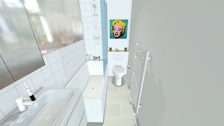 Bathroom v2 dae 3D Model