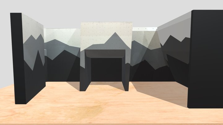 Climbing Wall 3D Model