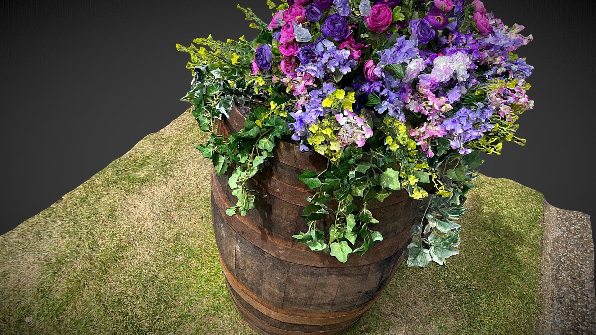 Flowers Warwick Castle Buy Royalty Free 3D model by Alex Tench (alex