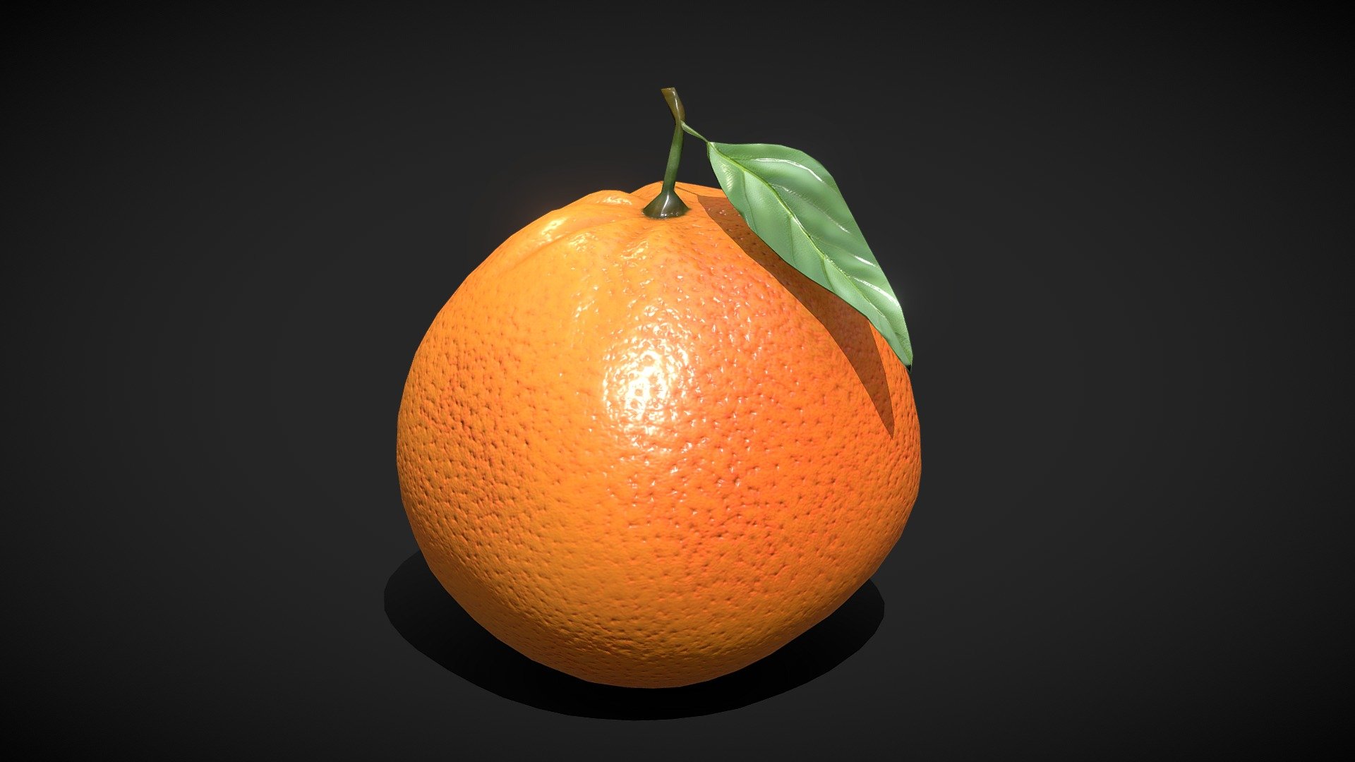 Orange Fruit - Low Poly Model - Buy Royalty Free 3D Model By Karolina ...