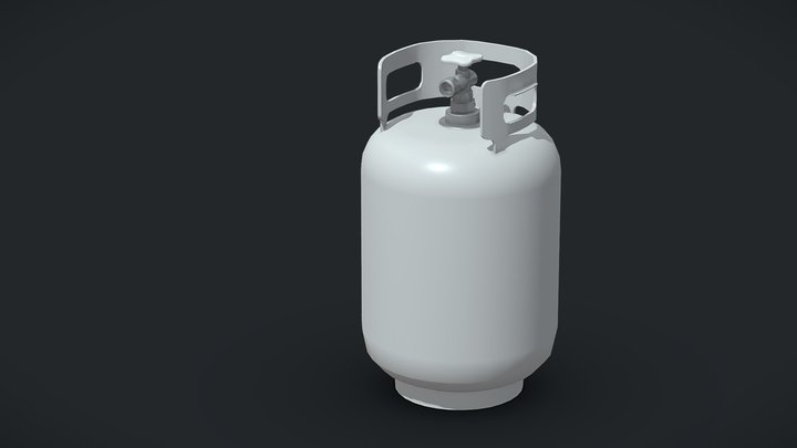 FMB_ Propane Tank_01 3D Model