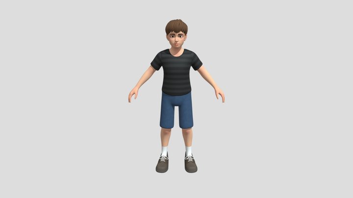 fhc_crying_child 3D Model