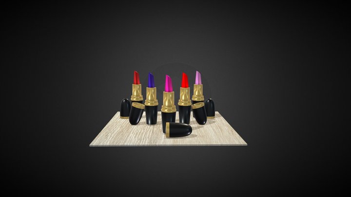 Lipsticks – Modello 3D gratuito STL