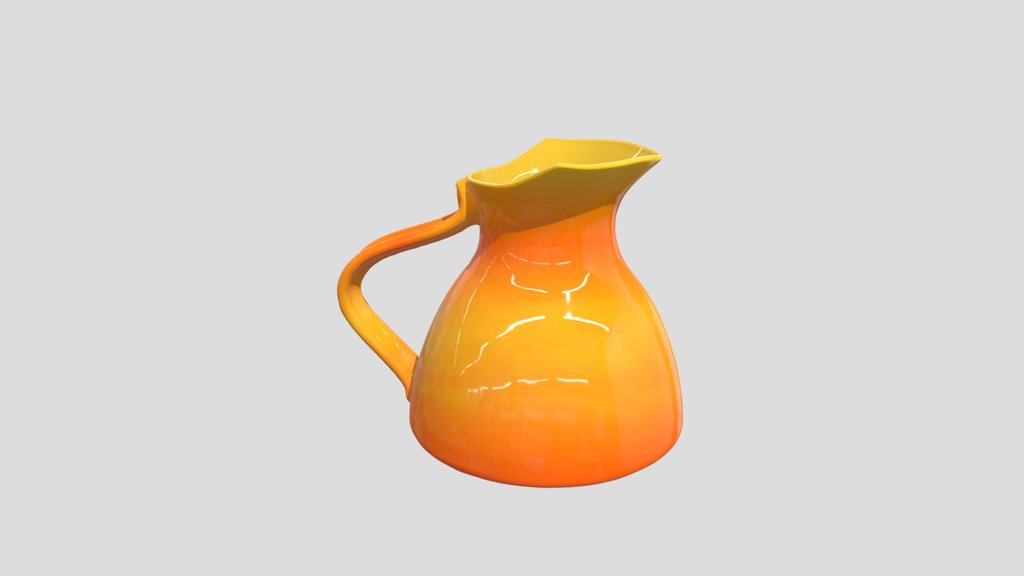 Ceramic Glazed Pitcher