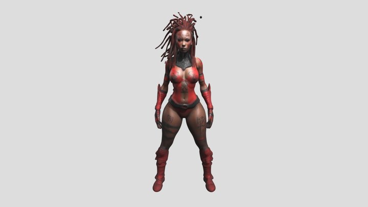 Rougue Witch 3D Model