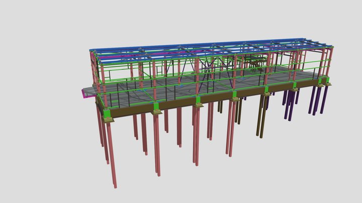 Repair And Mechanical Workshop 3D Model