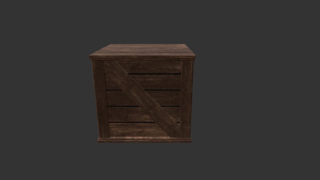 Wooden Box FBX