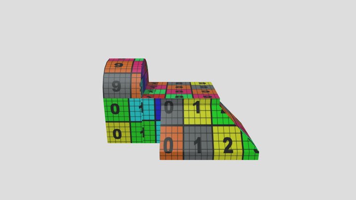 UV Building 3D Model
