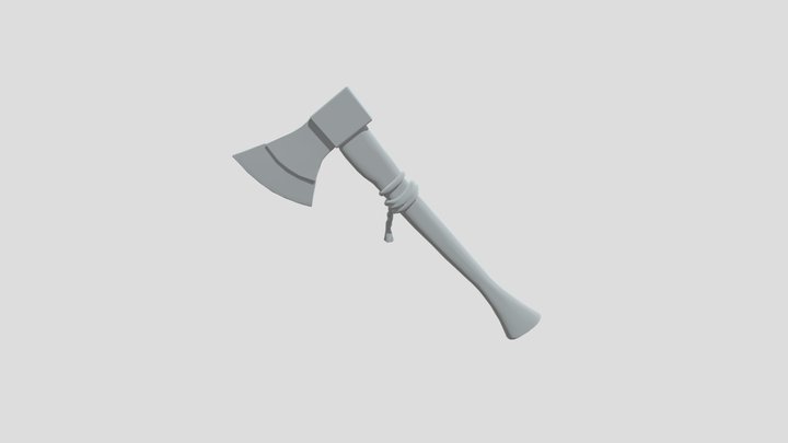 machado para madeira 3D Model