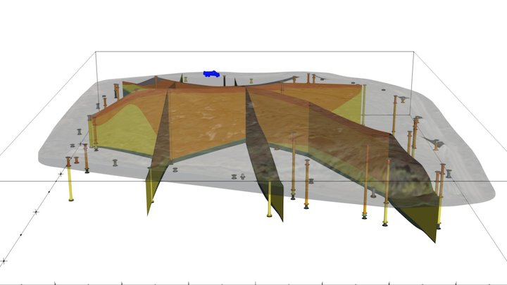 Multi Cross Section Landfill 3D Model