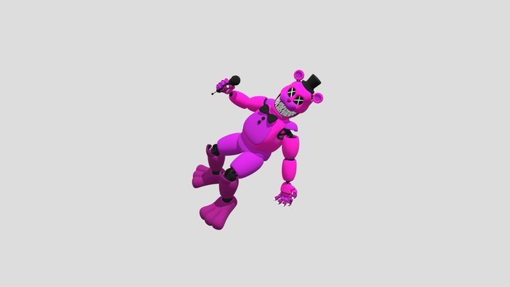 Fredbear-error-404-fbx 3D Model