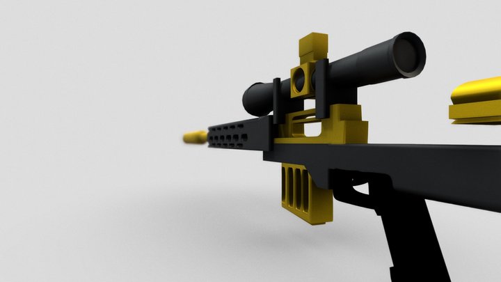 Sniper final 3D Model