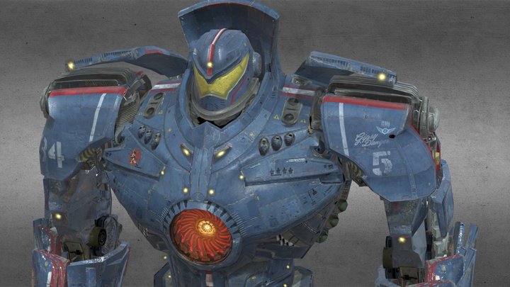 Gipsy danger 3D Model